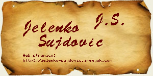Jelenko Šujdović vizit kartica
